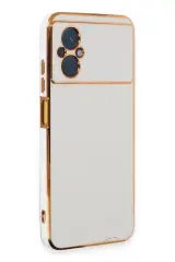 Newface Xiaomi Poco M5 Kılıf Volet Silikon - Beyaz