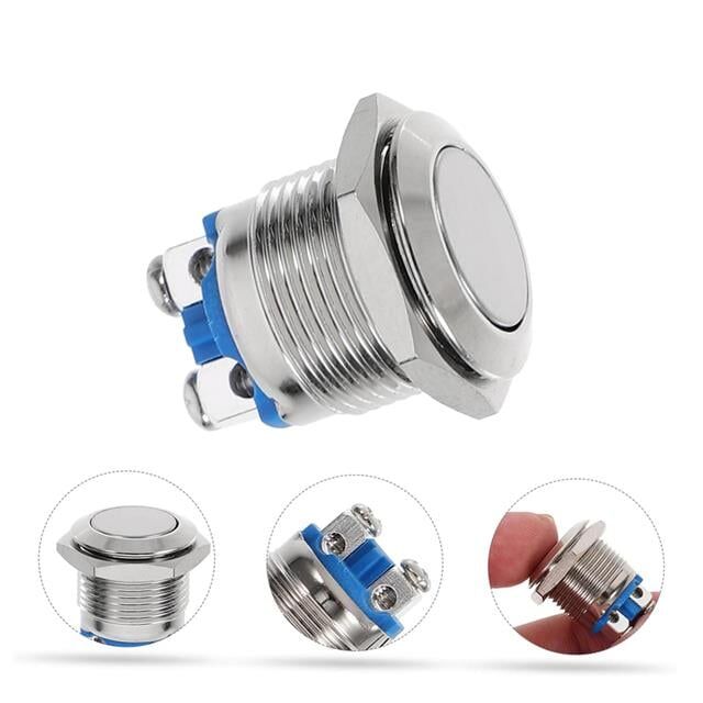 Powermaster Ic-182 D98 Metal 19mm Düz Buton Pbs28b-2