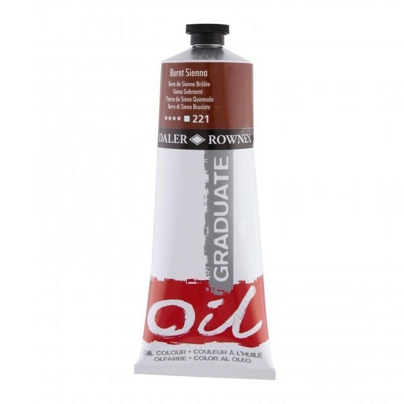 Graduate Yağlı Boya - Burnt Sienna - 200ml - N.221