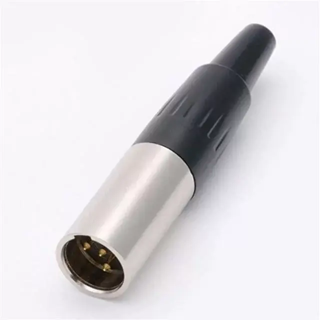 Mini Canon Xlr 3 Pin Erkek Jack Fiş 10x47mm