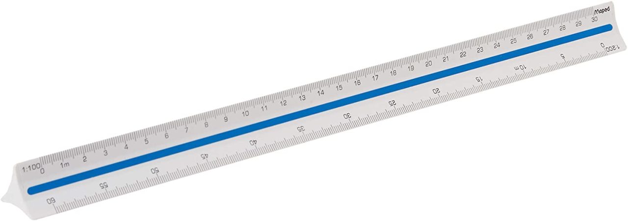 Y Mikyas Plastik Ölçekli Cetvel - 30cm