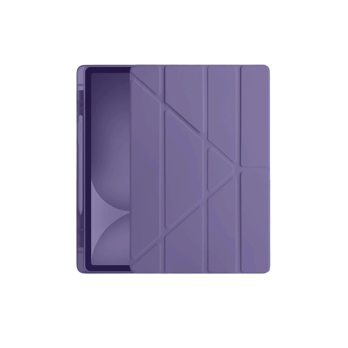 İpad Pro 11 (2024) Kılıf Kalemlikli Hugo Tablet Kılıfı - Mor