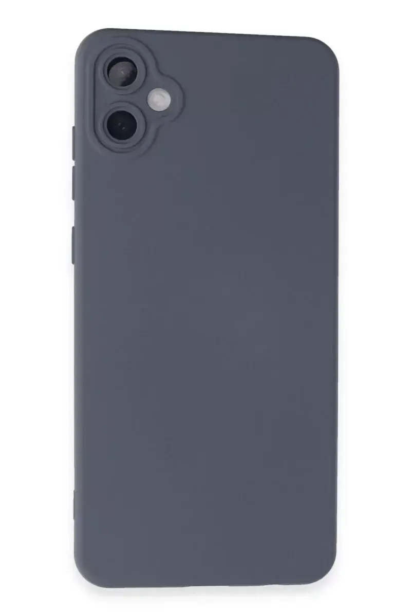 Newface Samsung Galaxy A05 Kılıf Nano İçi Kadife Silikon - Gri