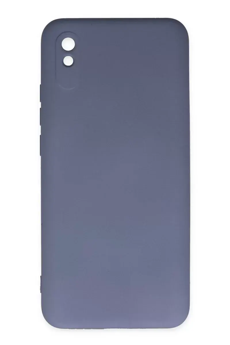 Newface Xiaomi Redmi 9a Kılıf Nano İçi Kadife Silikon - Gri