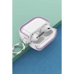 Airpods Pro 2 (2.nesil) Shiny Şeffaf Kılıf - Sierra Blue