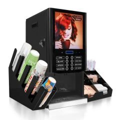 Horeca 300 Instant Kahve Makinesi + Peçete ve Karıştırıcı Standı + Bardaklık Standı