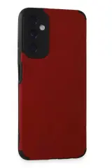 Newface Samsung Galaxy A05s Kılıf Loop Deri Silikon - Kırmızı