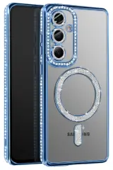 Joko Samsung Galaxy S26 Joke Simli Magneticsafe Kılıf - Mavi