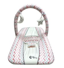 AyBaby Line Ev Tipi Sallanır Lüks Anadizi - Pembe
