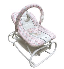 AyBaby Line Ev Tipi Sallanır Lüks Anadizi - Pembe