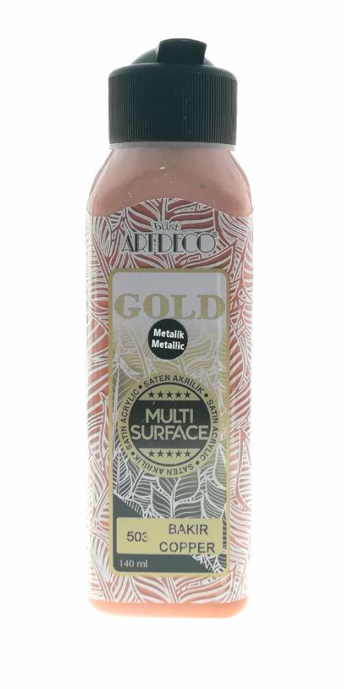 Gold Multi Surface Saten Akrilik Boya - 140ml - Bakır