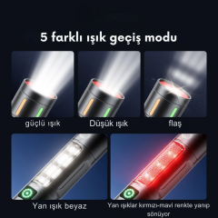 Gold Police GP-222 Çok Fonksiyonlu Kamp Lambası 1000 Lümen
