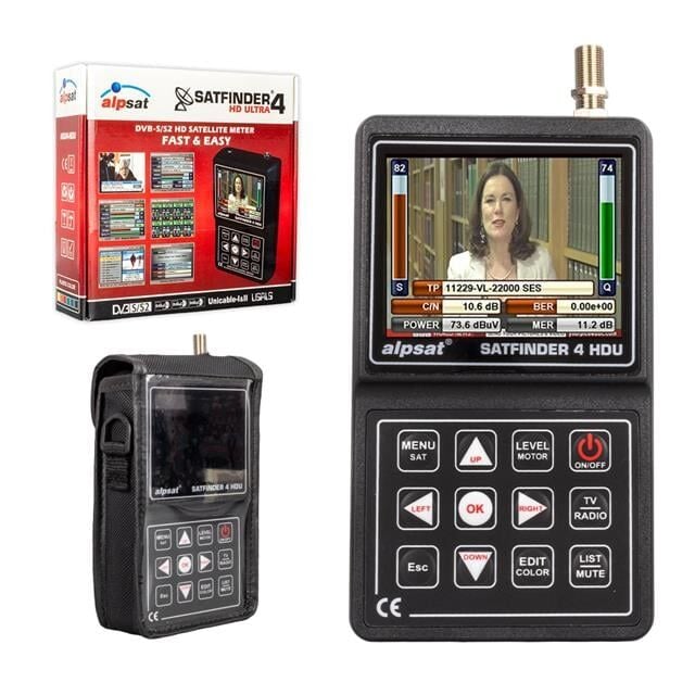 Alpsat Satfinder 4 Hd Ultra 3.5'' Lcd Ekranlı Uydu Yön Bulucu (as04-hdu)
