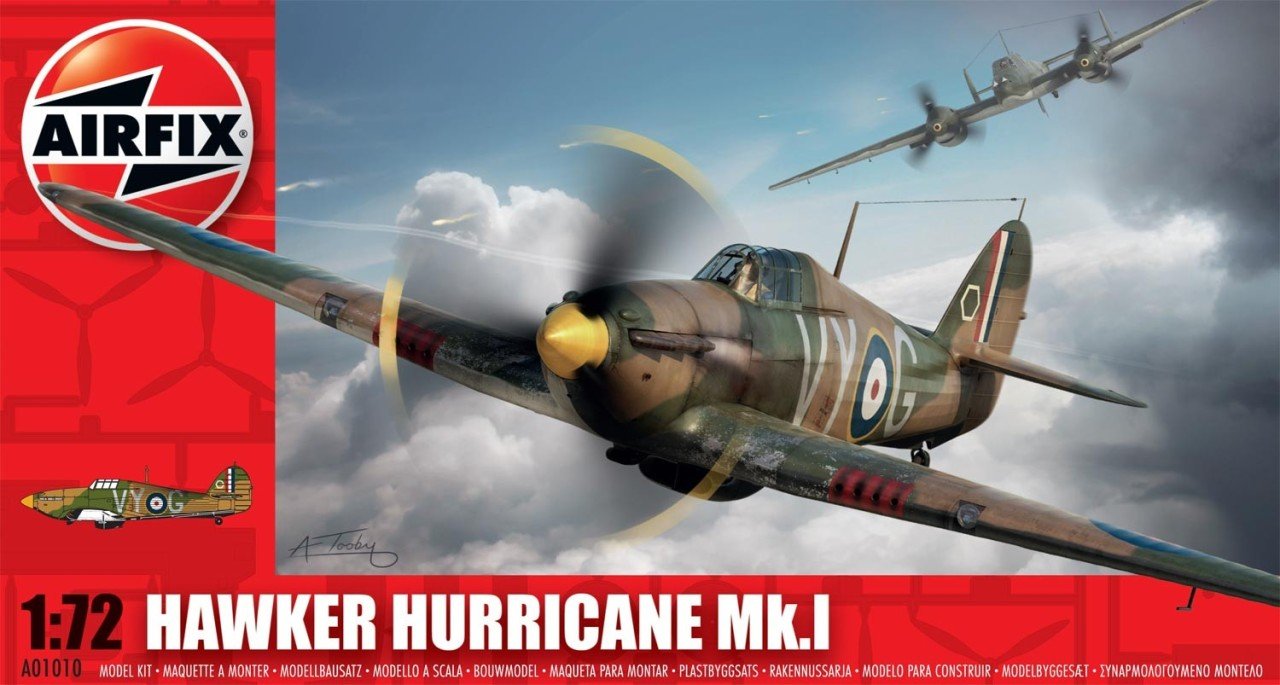 Model Uçak 1:72 Hawker Hurricane Mk.I N:A01010