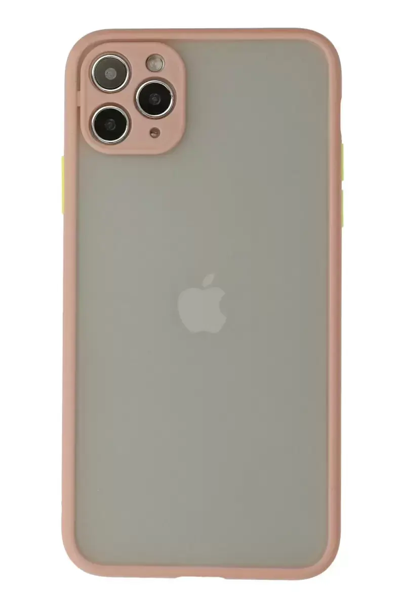 Newface İphone 12 Pro Kılıf Montreal Silikon Kapak - Pembe