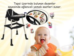 BabyJem Icon Siyah Mama Sandalyesi Konfor Pedli - Yeşil