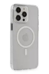 Newface İphone 14 Pro Max Kılıf Tron Şeffaf Magsafe Kapak - Şeffaf