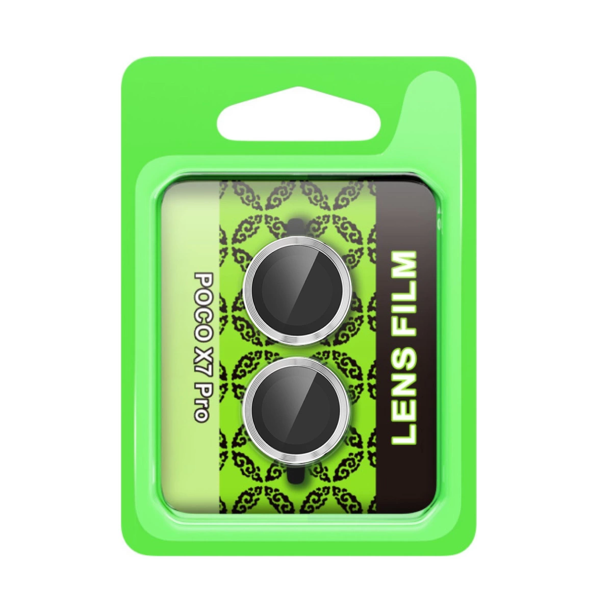 Xiaomi Poco X7 Pro Raze Metal Kamera Lens - Gümüş