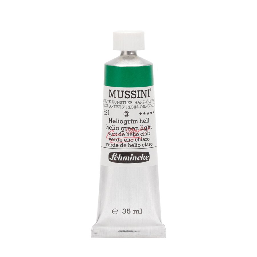 Mussini Yağlı Boya 35ml. Seri 3 N:521 Helio Green Light