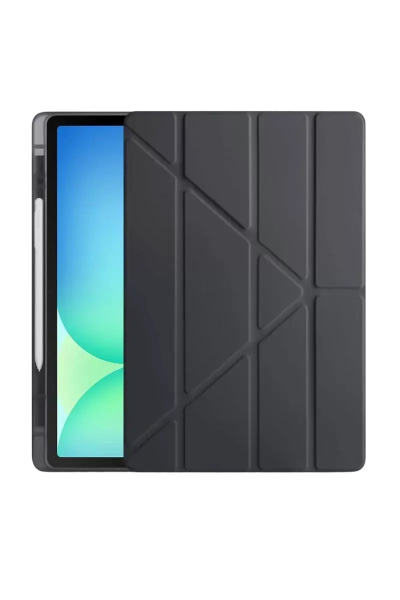 Newface İpad Pro 13 (2024) Kılıf Kalemlikli Hugo Tablet Kılıfı - Siyah