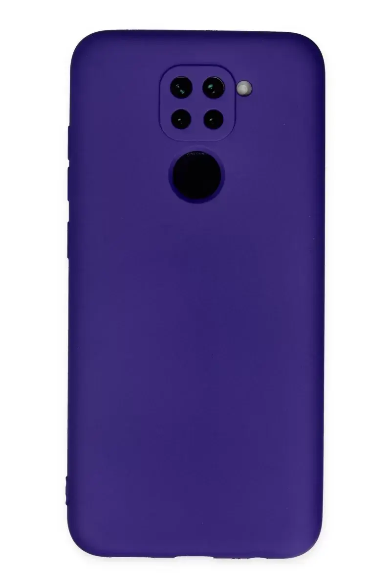 Newface Xiaomi Redmi Note 9 Kılıf Nano İçi Kadife Silikon - Mor