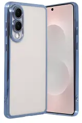 Newface Samsung Galaxy S25 Edge Razer Lensli Silikon - Açık Mavi