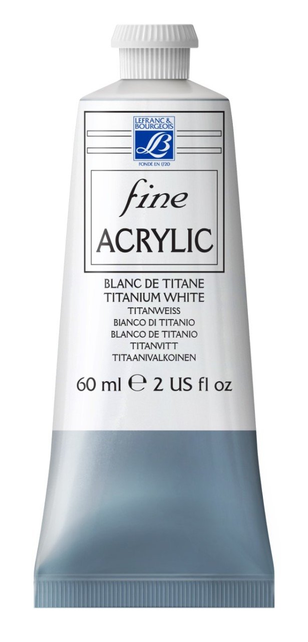 Fine Akrilik Boya 60ml N:008 Titanium White