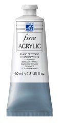 Fine Akrilik Boya 60ml N:008 Titanium White
