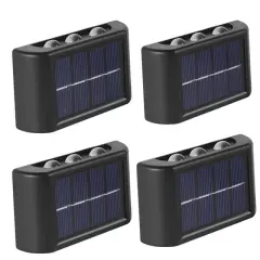 Powermaster Solar Aplik Duvar Lambası 4'lü Set