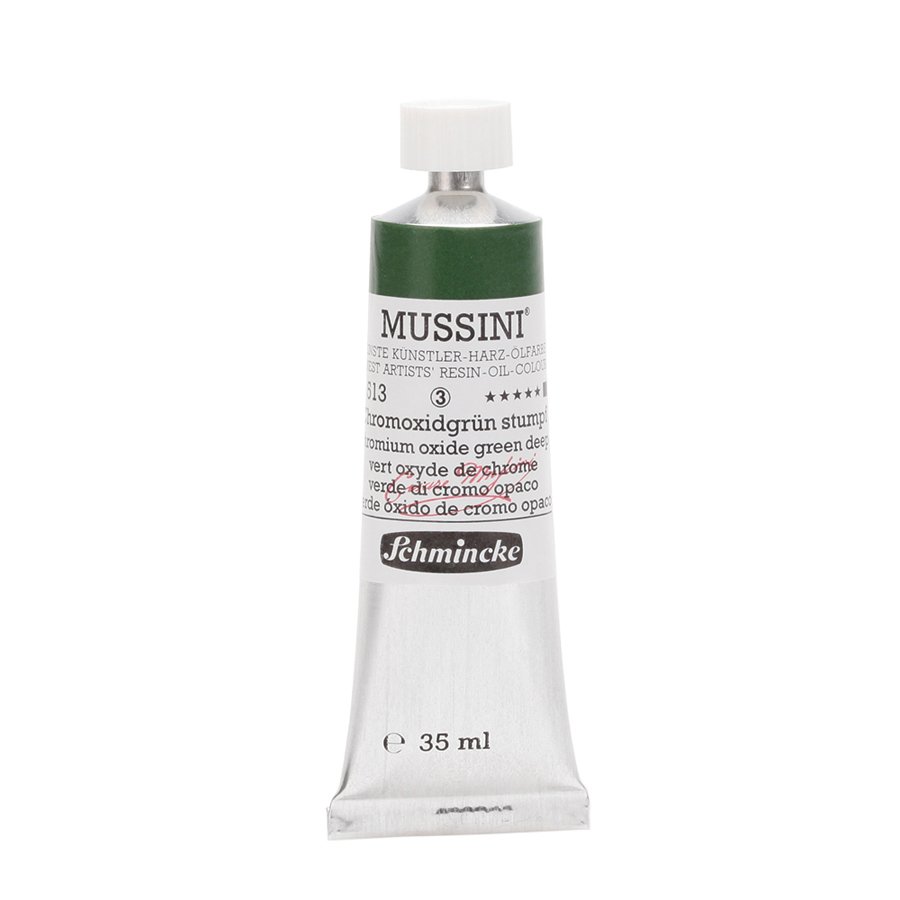 Mussini Yağlı Boya 35ml. Seri 3 N:513 Chromium Oxide Green Deep
