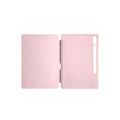 Samsung Galaxy X610 Tab S9 Fe Plus 12.4 Kılıf Kalemlikli Mars Tablet Kılıfı - Rose Gold