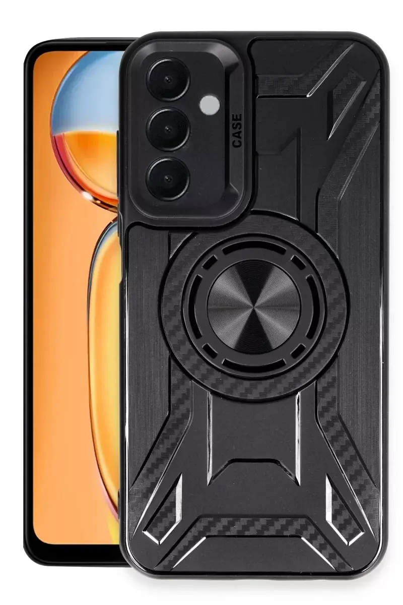 Newface Samsung Galaxy A35 5g Kılıf Lincoln Silikon - Siyah