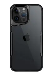 Newface İphone 15 Pro Kılıf Boyi Silikon Kapak - Siyah
