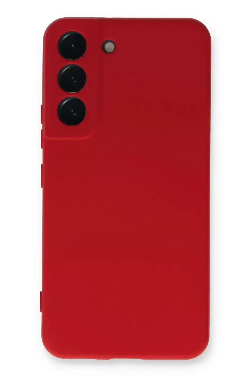 Newface Samsung Galaxy S23 Plus Kılıf Nano İçi Kadife Silikon - Kırmızı