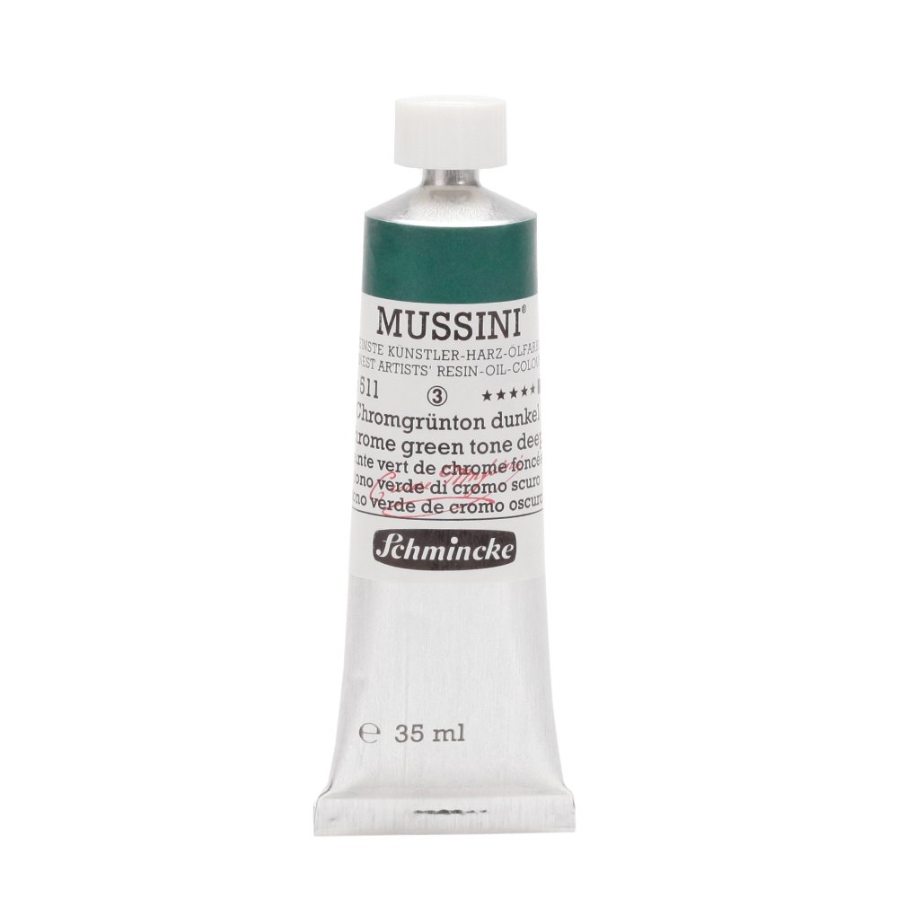 Mussini Yağlı Boya 35ml. Seri 3 N:511 Chrome Green Hue Deep