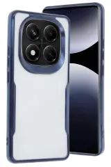 Newface Xiaomi Redmi Note 14 Pro Plus Kılıf Boyi Silikon Kapak - Lacivert