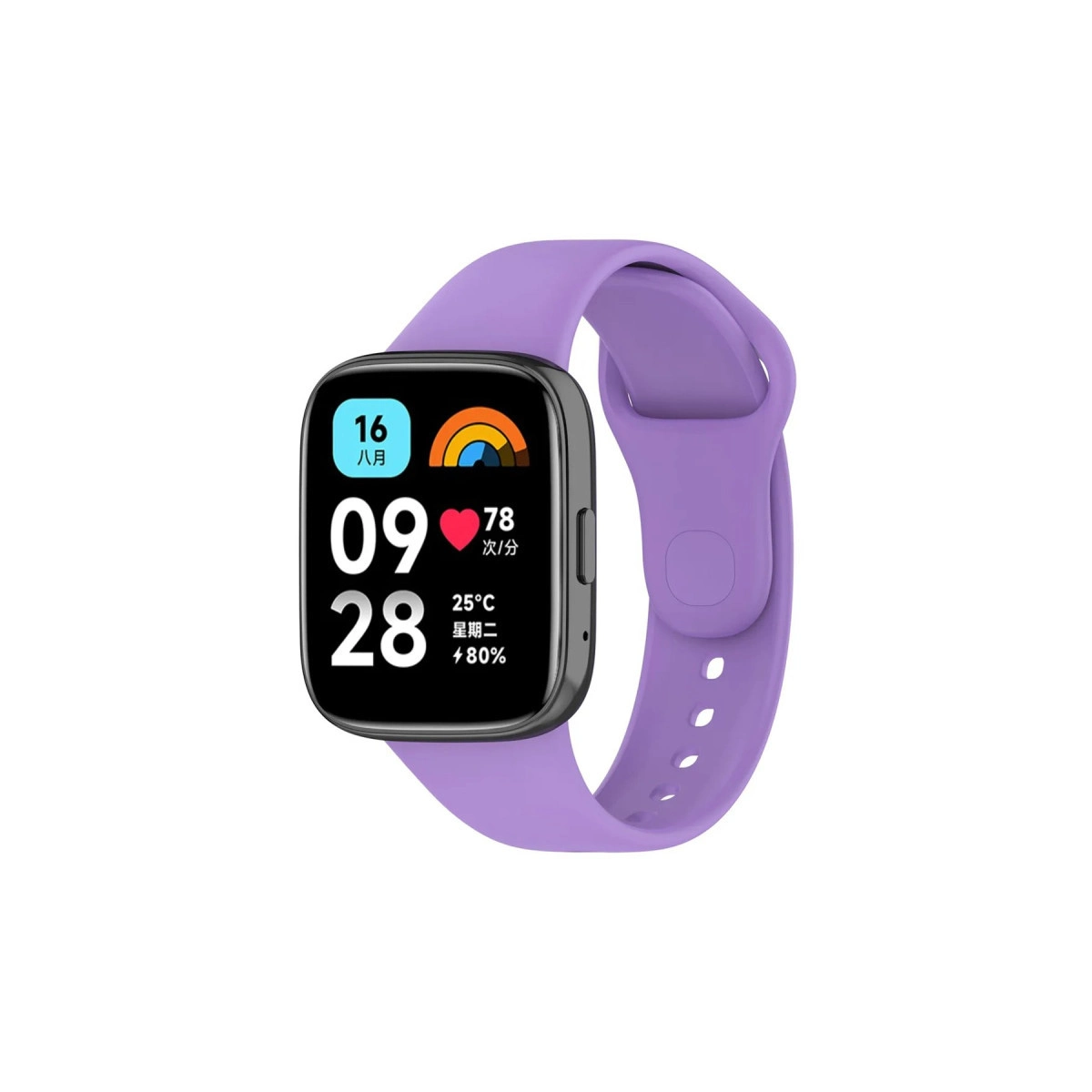 Xiaomi Redmi Watch 3 Active Klasik Kordon - Lila