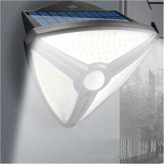 Powermaster Mx-1219b 150 Cob Ledli Sensörlü 3 Modlu Solar Duvar Lambası