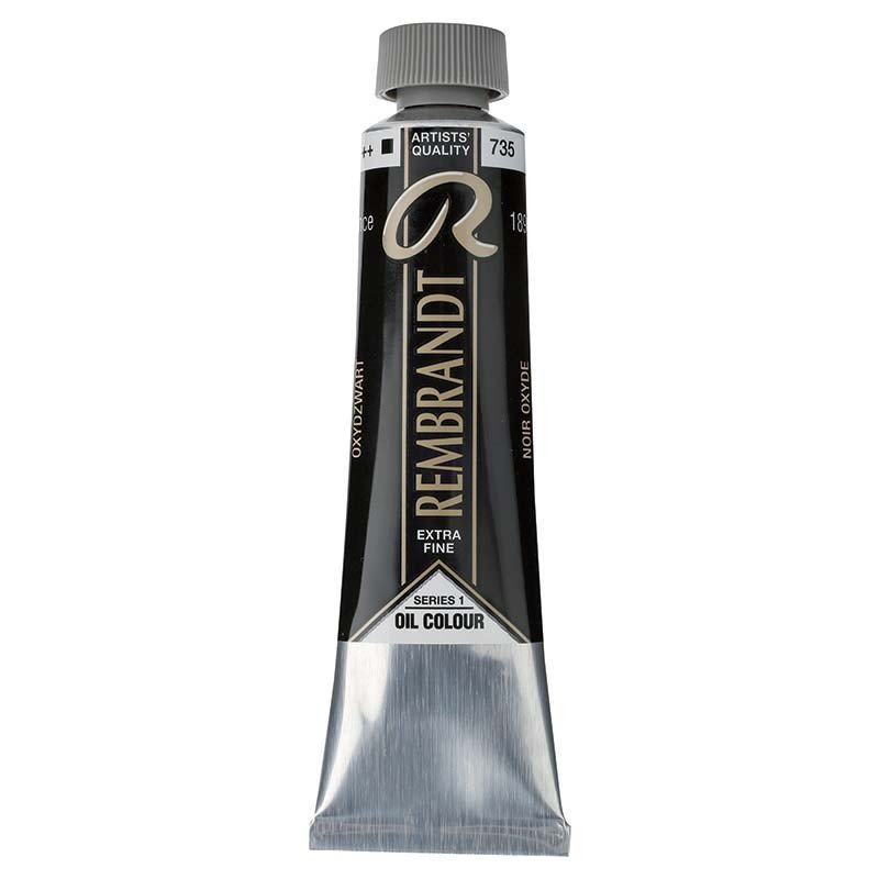 Rembrandt Yağlıboya - 40ml - Oxide Black - S1 - N.735