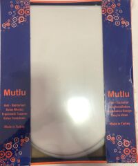 Klozet Kapağı Mutlu Droplast Melamin Yuvarlak Model Antibakteriyel