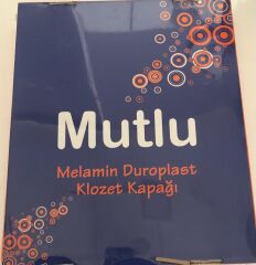 Klozet Kapağı Mutlu Droplast Melamin Yuvarlak Model Antibakteriyel