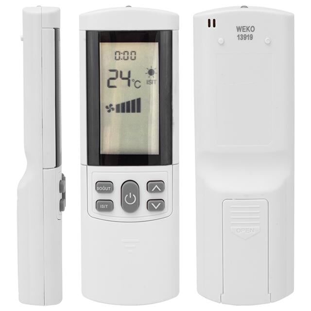 Vestel Yeni Model Kapaklı Beyaz Klima Kumandası