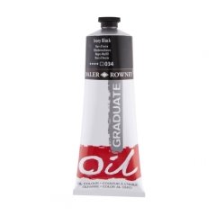 Graduate Yağlı Boya - Ivory Black - 200ml - N.034
