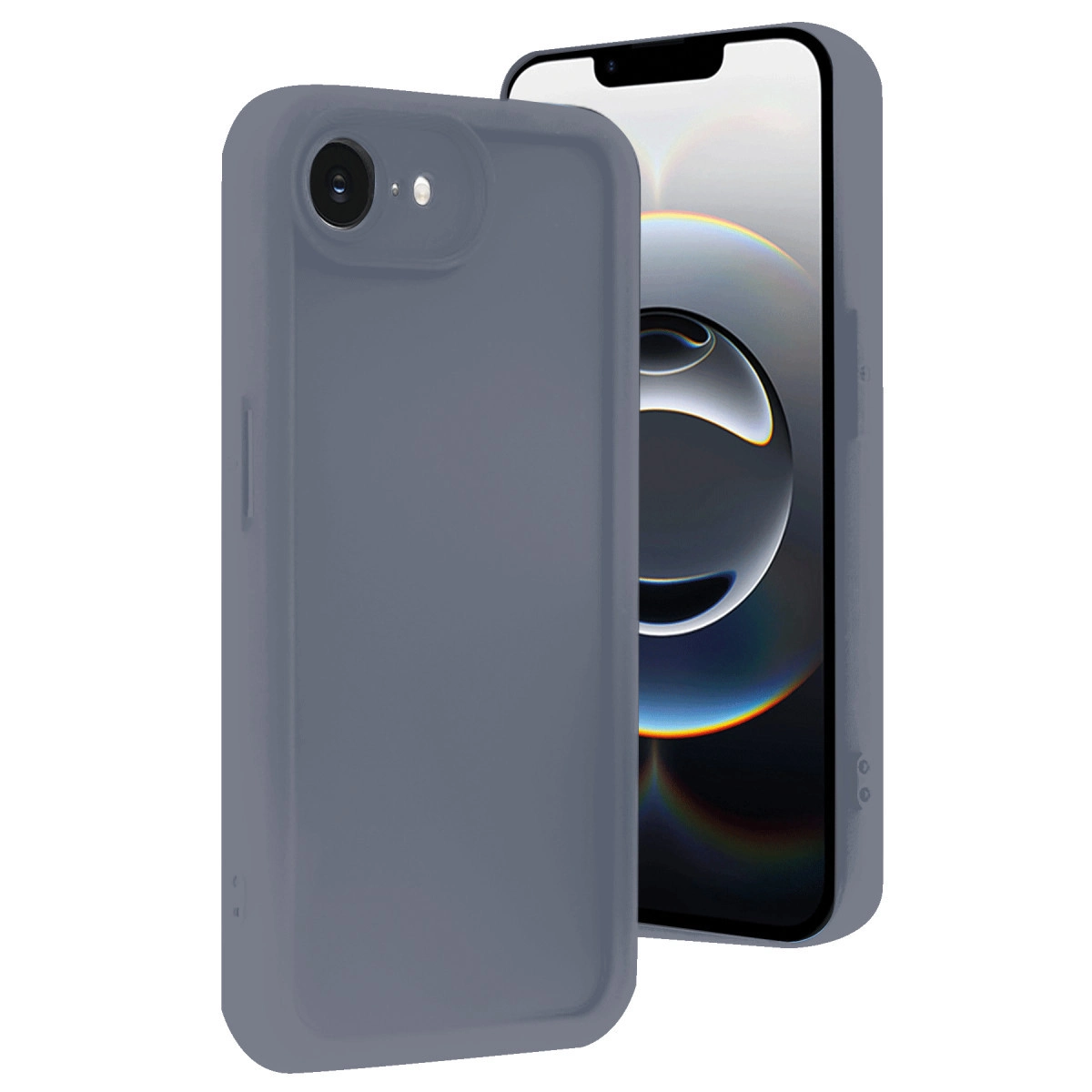 İphone 16e Kılıf Viera Silikon - Gri