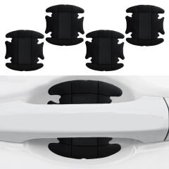 Dış Kapı Kolu Koruma Bandı Silikon 4 Parça Siyah