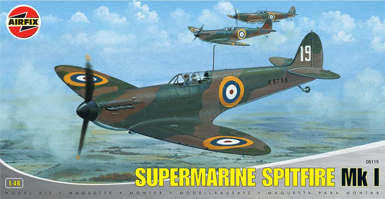 Model Uçak 1:48 Supermarine Spitfire Mk 1 N:05115
