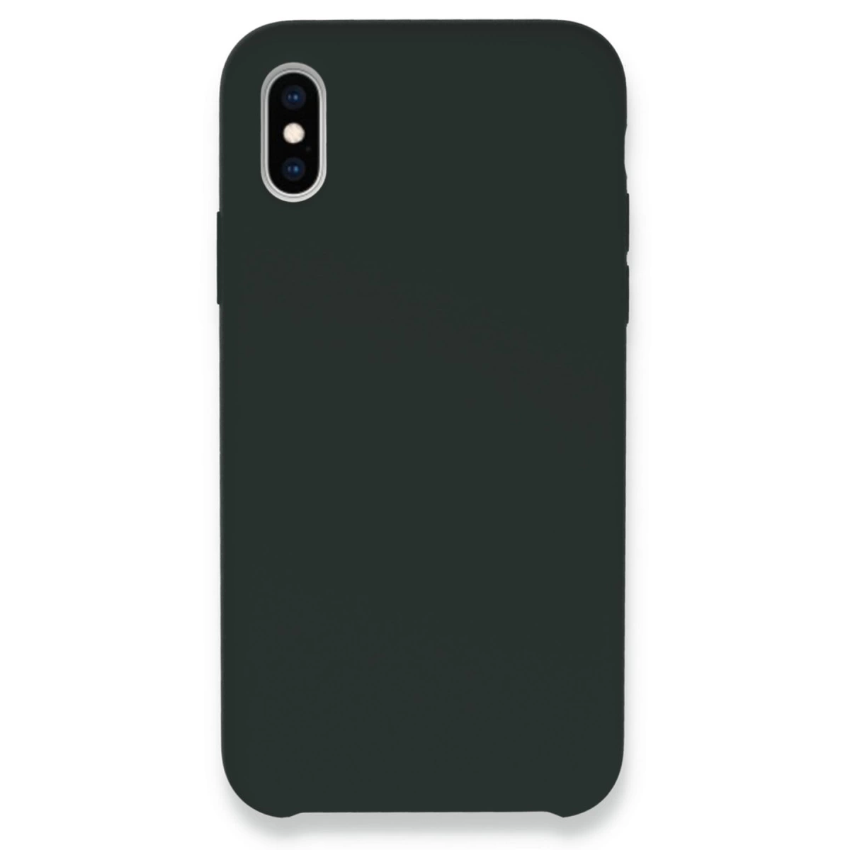 İphone Xs Max Kılıf Lansman Legant Silikon - Koyu Yeşil