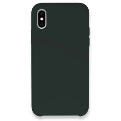 İphone Xs Max Kılıf Lansman Legant Silikon - Koyu Yeşil