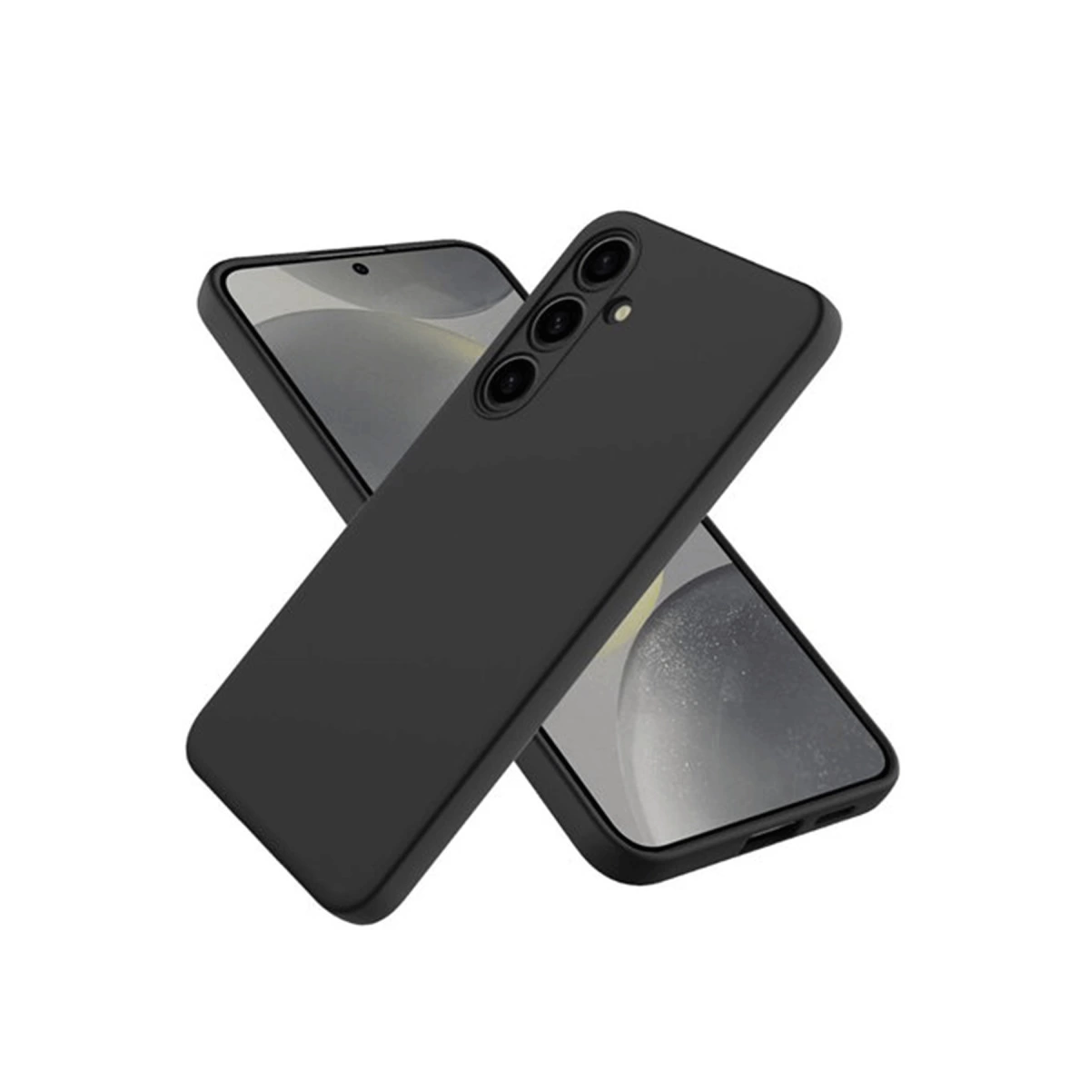 Samsung Galaxy A26 Kılıf Nano İçi Kadife Silikon - Siyah