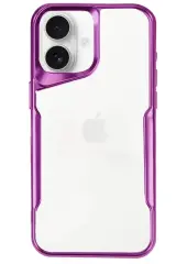 Newface Apple İphone 16 Plus Kılıf Boyi Silikon Kapak - Pembe